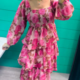 The Rosy Romance Dress