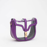 Jade Clear Gameday Saddle Crossbody Bag