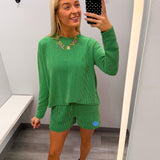 SAVAGE DEAL | Ribbed Set Long Sleeve Set