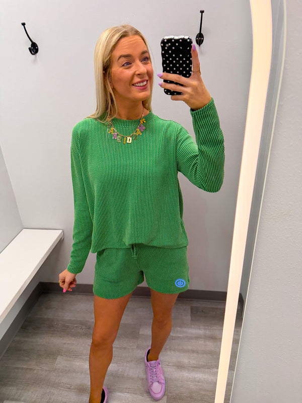 SAVAGE DEAL | Ribbed Set Long Sleeve Set