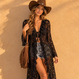The Dark Romance Lace Kimono