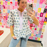 The Bluebell Daydream Peplum Top