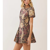 The Vintage Bloom Mini Dress