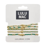 Green Bracelet Stack | LULU MAC
