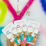 Isabella Bow Hoops