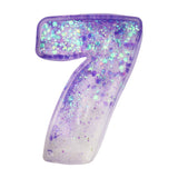 6 7 Numbers Glittery Thick Maltose Putty Filled Squishy Toy
