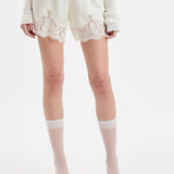 Ivory Dream Lace Shorts