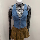 Mesh Lace Layering Top | VARIOUS COLORS