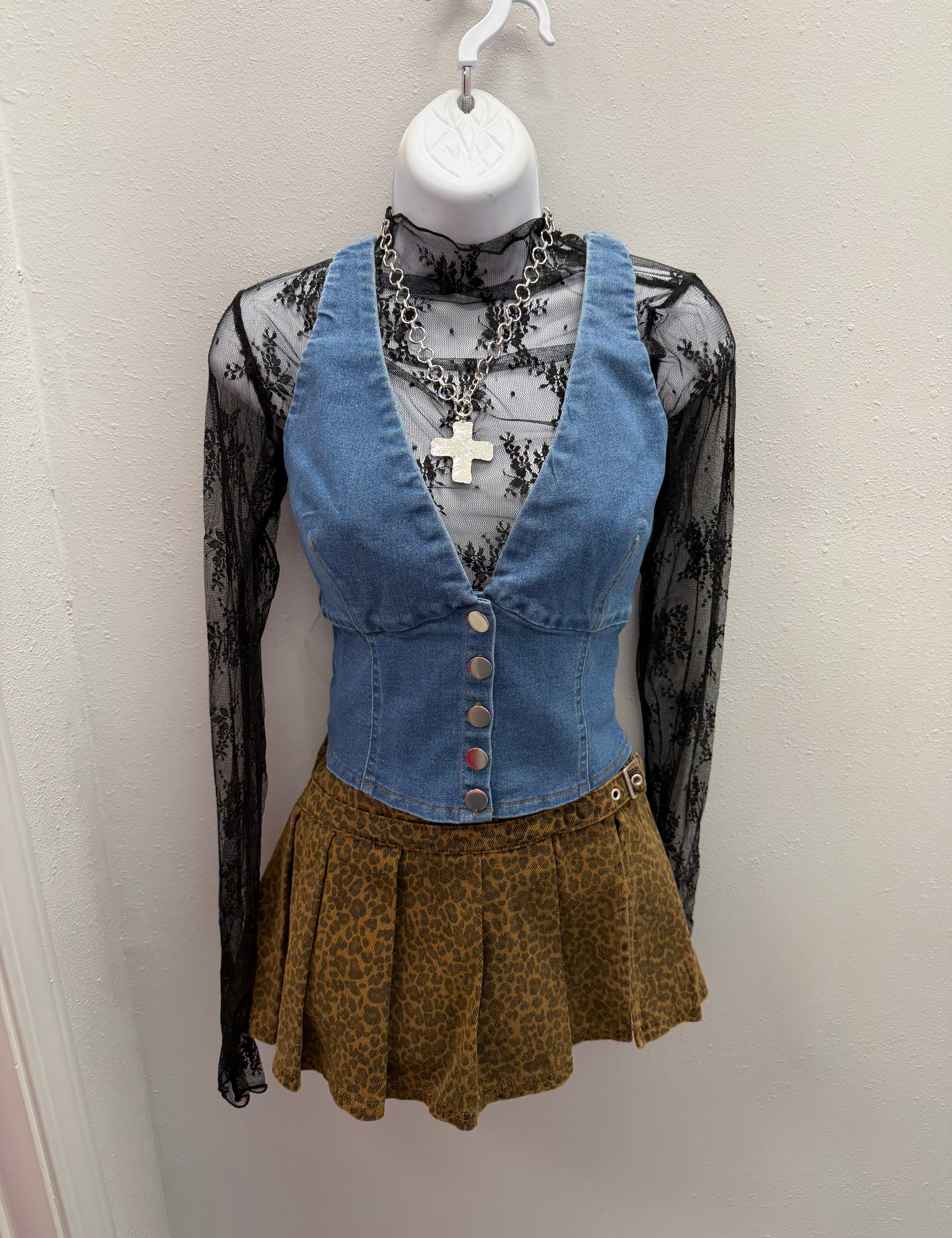 Mesh Lace Layering Top | VARIOUS COLORS