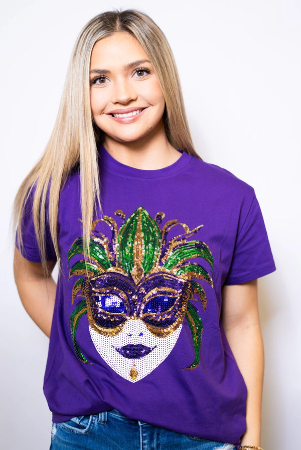 Mardi Gras Mask | Women's Sequin Design