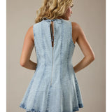 Until Daylight Denim Romper