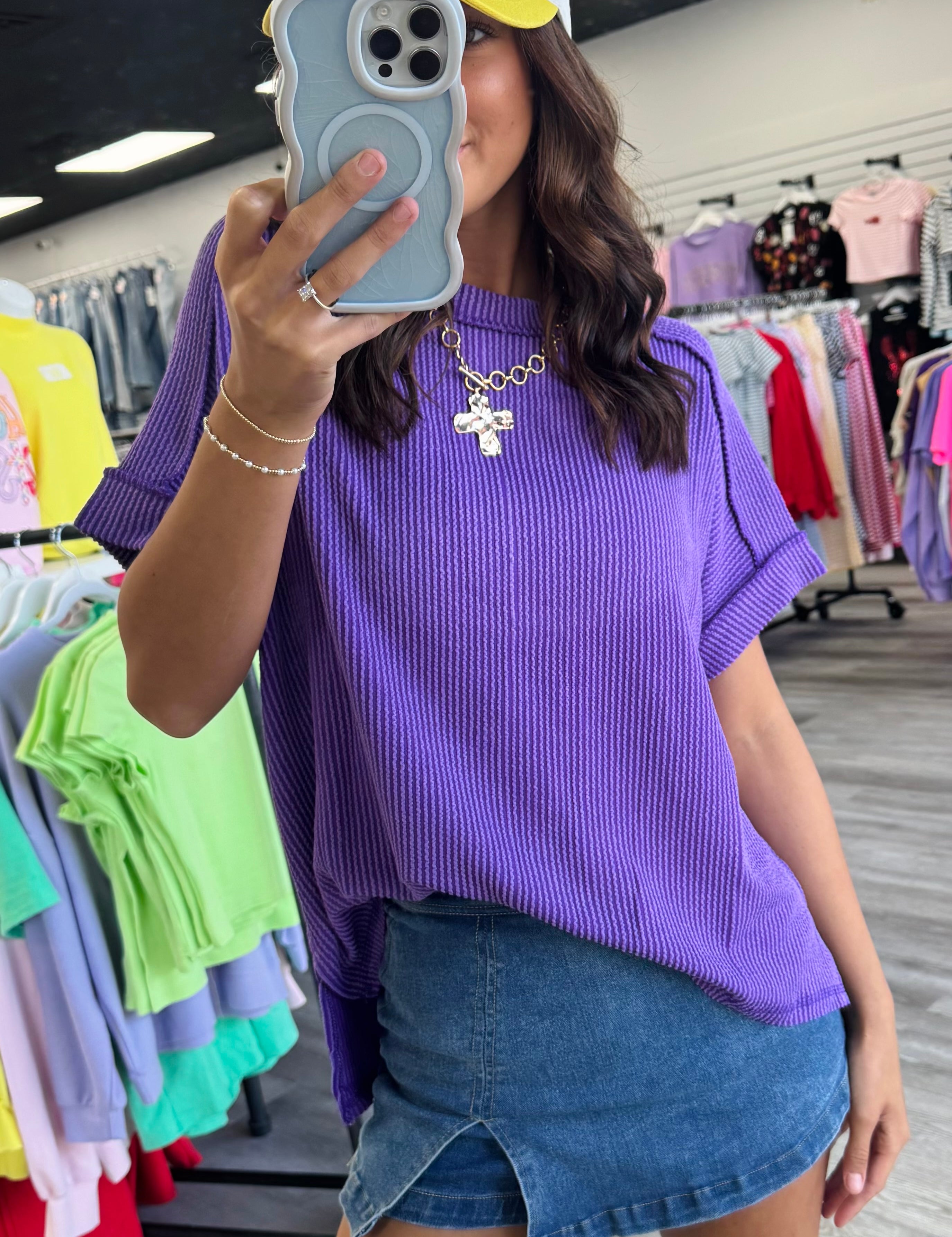 Bright Side Ribbed Top