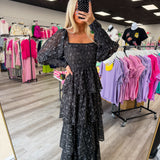 Make the Most of It Black Maxi Dress