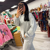 Bow Hoodie and Joggers Set
