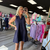 Planning Trips Dress | Navy