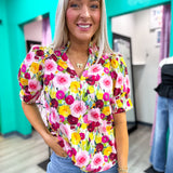 Makes Me Happy Floral Top