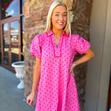 The Polished Polka Mini Dress