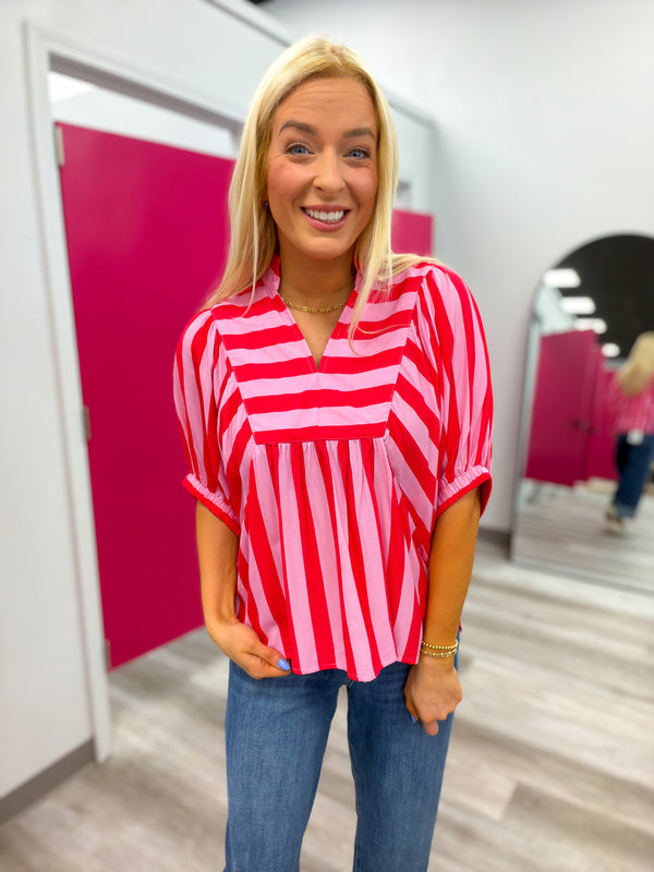 RESTOCK COMING | The Sunset Stripe Top