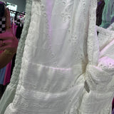 Lace Dress with Twist Bust