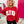 Cardinal Red and White Lulu Mac Embroidery Sweatshirt