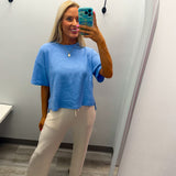 Misty Morning Cloud Knit Tee