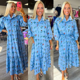 Forget-Me-Not Floral Dress