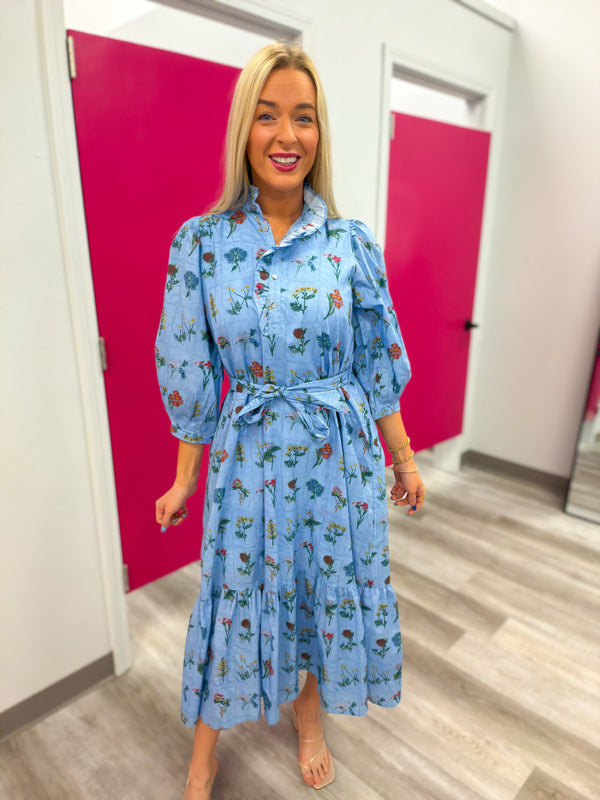 Forget-Me-Not Floral Dress