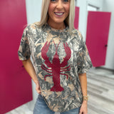 Crawfish Camo Graphic Tee