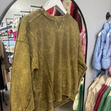 SAVAGE STEALS | French Terry Acid Wash Pullover