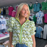 Lovely Bliss Chartreuse Top