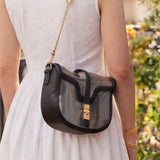 Jade Clear Gameday Saddle Crossbody Bag