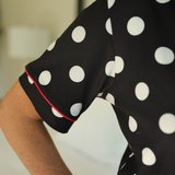 Dotty Darling Polka Dot Ruffle Pajama Set