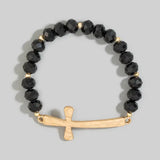 Cross Beaded Bracelet