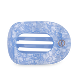Flat Round Hair Clip | Large | Blue Lagoon