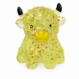 Cute Pinch Glitter Highland Bull Squishy