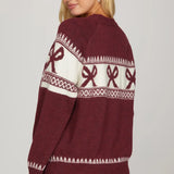 Cozy Up Fireside Bow Sweater