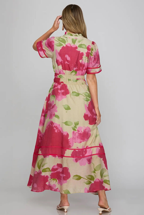 Garden Party Glow Maxi Dress