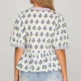 The Bluebell Daydream Peplum Top
