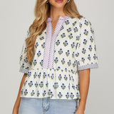 The Bluebell Daydream Peplum Top