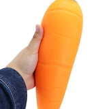 JUMBO Carrot Fluffy Slime Filled Squishy - 12.5 Inch