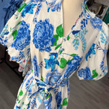 Blue Oasis Midi Dress