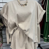 Taupe Short Set
