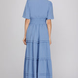Graceful Days Tiered Midi Dress
