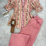 Petal Stripe Top