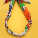 HANDMADE SCARF CHARM NECKLACE