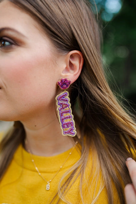 Gameday Beaded Drops | Taylor Shaye