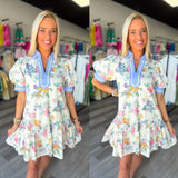 Blooming Grace Babydoll Dress