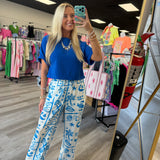 Being Bold Top - Blue