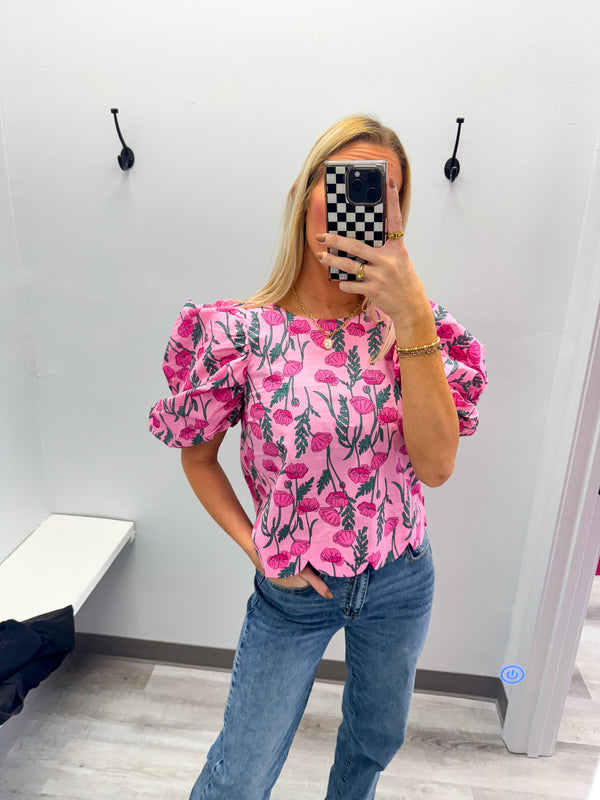 Pocket Full of Posies Top