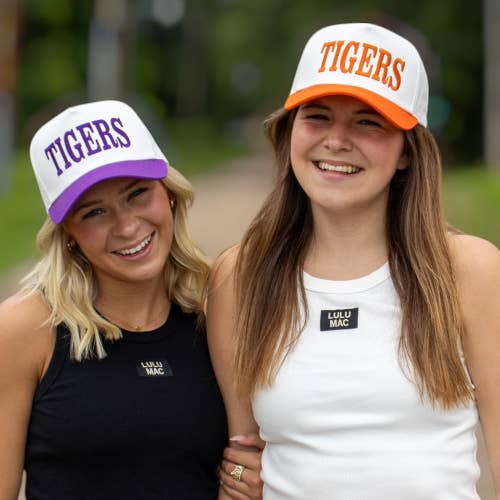 Tiger Trucker Hat | Purple I